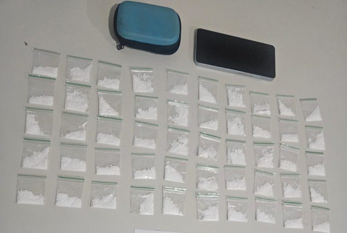 cocaina-presa-noronha Polícia Civil/Divulgação