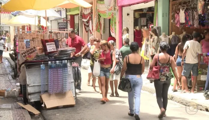 Centro do Recife. Reprodução/TV Globo